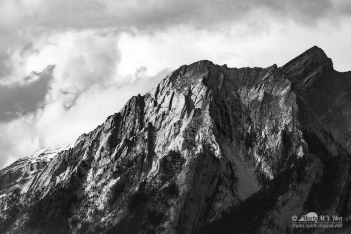 Mountain to the north